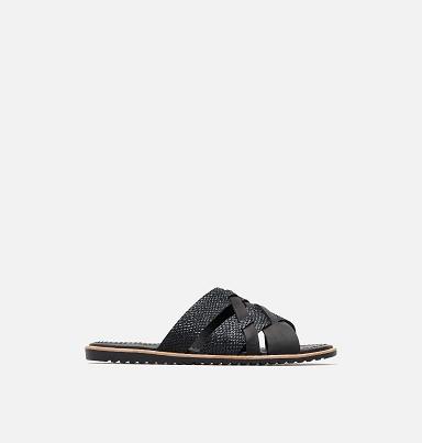 Sorel Ella Shoes - Women's Sandals Black AU186503 Australia